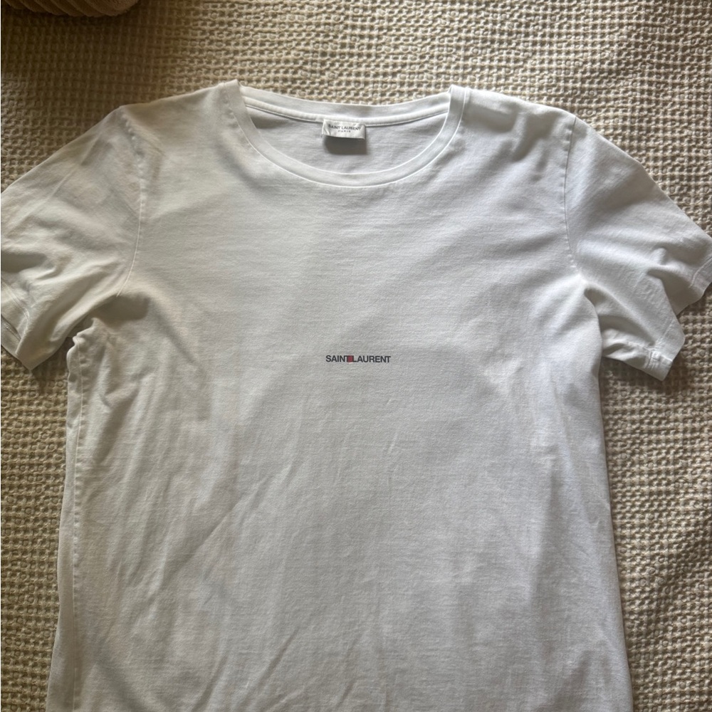 Saint Laurent Classic White Tee